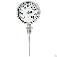 TBiSCh 100 (0...+100)°С B4 8х100мм G1/2"(Н) Рад. - требуется Гильза УТ000014120
