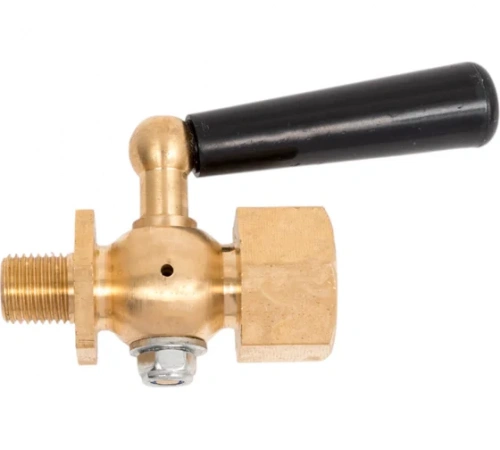 КШ.Мн.015.040-01 М20х1,5(В)/R1/2"(Н) Кран шаровой 3-х ходовой под манометр УТ000016174