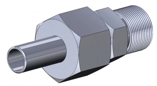 СШВ-14-R1/2" Ст.20 Соединение ввертное с шаровым ниппелем УТ000010675