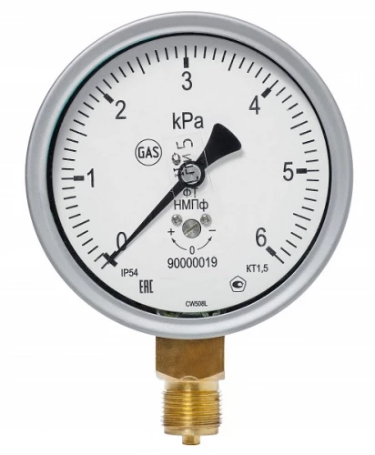 НМПф 10 кПа.М20х1,5 кл.1,5 IP54 Напоромер УТ000016965