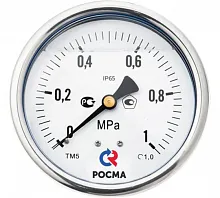 ТМ-521ТЭ.00(0-2,5)MPa.G1/2".150С.1,0  ОШ УТ-00000589