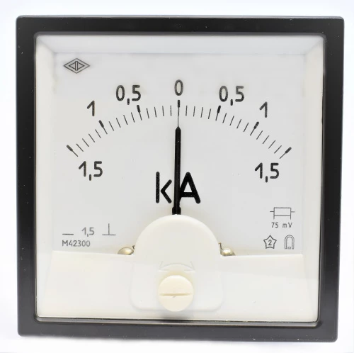 М42300 кА 1-0-1 1,5 В ОО 80х80мм Килоамперметр постоянного тока  УТ000010650